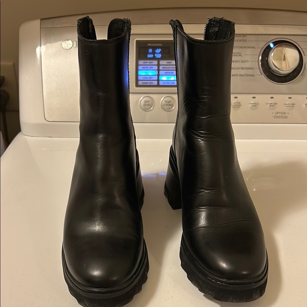 Dolce Vita Black Chelsea Ankle Boots